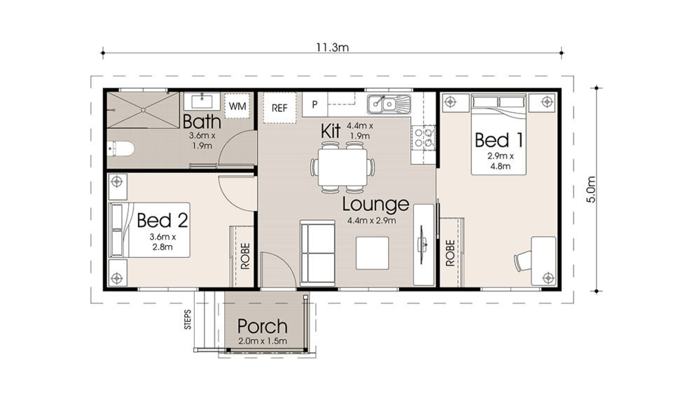 Brochure (option 4) Affordable Porch 56.5m²