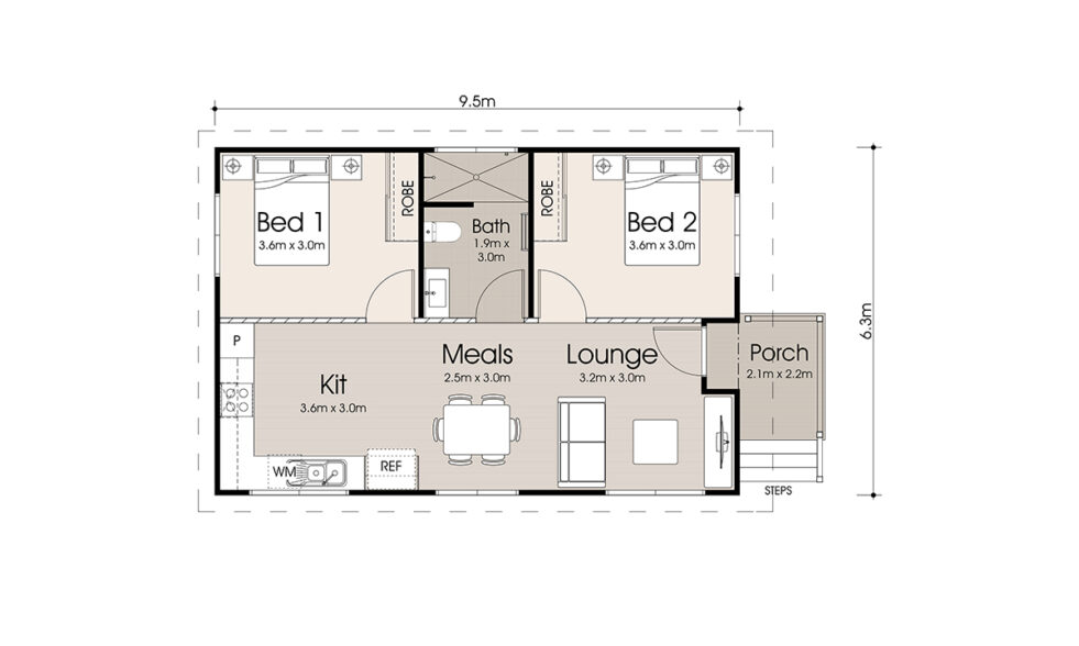Brochure (option 9) Affordable Porch 60m²